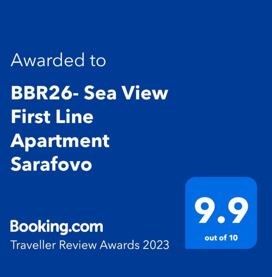 Bbr26- Sea View First Line Apartment Sarafovo Burgas City Eksteriør billede